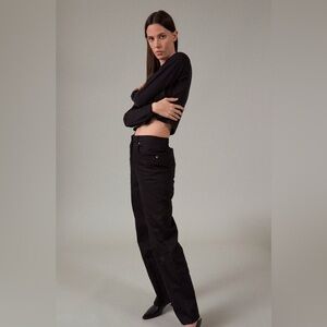 THAKOON - High Waisted Denim Pant - NEW